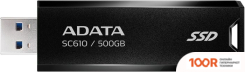 Внешний накопитель ADATA SC610 500GB SC610-500G-CBK/RD (33066)