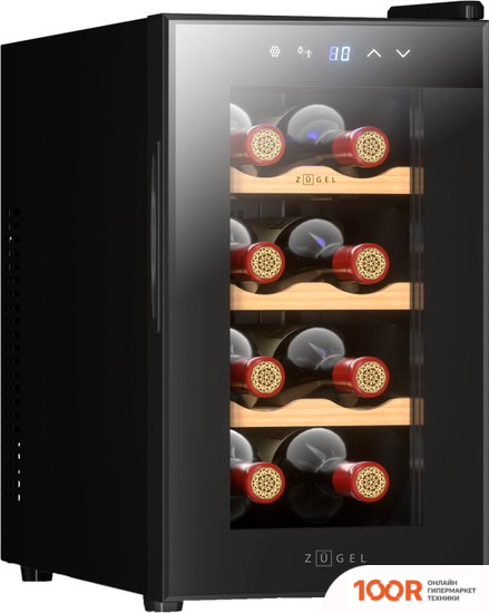 Винный шкаф ZUGEL ZTWF82B (33052)