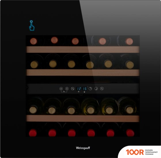Винный шкаф Weissgauff WWCI-36 DB DUAL ZONE (33043)