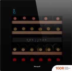 Винный шкаф Weissgauff WWCI-36 DB DUAL ZONE (33043)