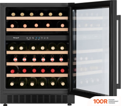 Винный шкаф Weissgauff WWC-46 DB DUALZONE (33038)