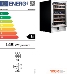 Винный шкаф Temptech WPQ60DCS (33011)