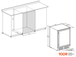 Винный шкаф Temptech WPQ60DCB (33010)