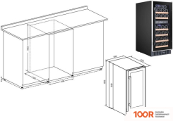 Винный шкаф Temptech WPQ38DCB (33007)