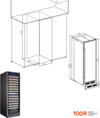 Винный шкаф Temptech WP180DCB (32999)