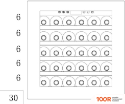 Винный шкаф Temptech OZ60SB (32974)
