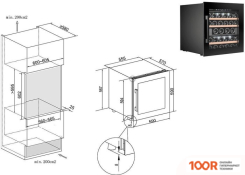 Винный шкаф Temptech OZ60DB (32972)