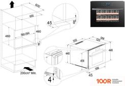 Винный шкаф Temptech OZ45SBTOP (32968)