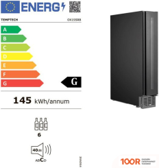 Винный шкаф Temptech OX15SRB (32958)