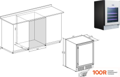 Винный шкаф Temptech EX60DRW (32951)