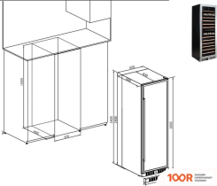 Винный шкаф Temptech E1000DX (32950)