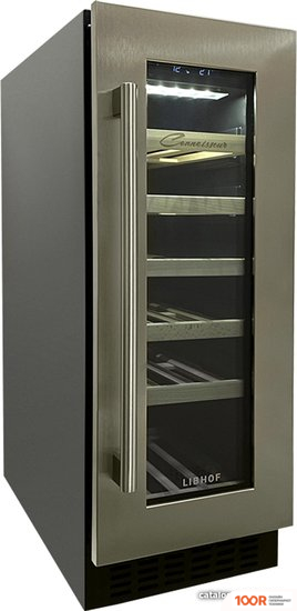 Винный шкаф Libhof CONNOISSEUR CX-19 (СЕРЕБРИСТЫЙ) (32736)