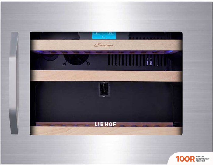 Винный шкаф Libhof CONNOISSEUR CK-21 (СЕРЕБРИСТЫЙ) (32729)