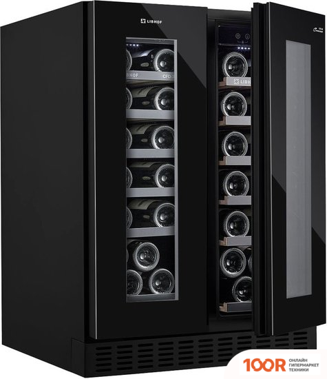 Винный шкаф Libhof CONNOISSEUR CFD-38 BLACK (32725)