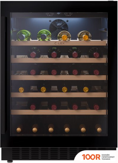 Винный шкаф LEX LWD6054BL (32706)