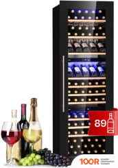 Винный шкаф Klarstein VINSIDER 89 BUILT-IN TRIO (ЧЕРНЫЙ) (32599)