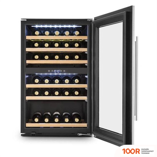 Винный шкаф Klarstein VINSIDER 35D (СЕРЕБРИСТЫЙ) (32597)