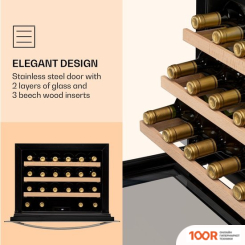 Винный шкаф Klarstein VINSIDER 24 BUILT-IN UNO (СЕРЕБРИСТЫЙ) (32594)