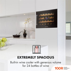 Винный шкаф Klarstein VINSIDER 24 (ЧЕРНЫЙ) (32593)