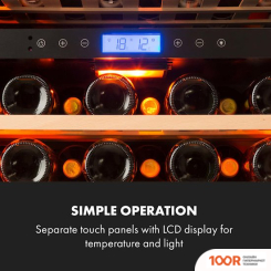 Винный шкаф Klarstein VINOVILLA ONYX 43 (32591)