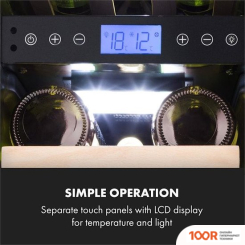 Винный шкаф Klarstein VINOVILLA DUO17 (БЕЛЫЙ) (32588)