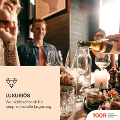 Винный шкаф Klarstein VINOVILLA 7 (ЧЕРНЫЙ) (32586)