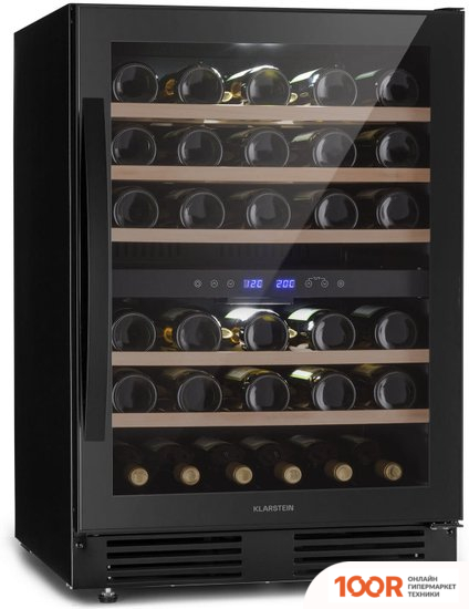 Винный шкаф Klarstein VINOVILLA 50 DUO (ЧЕРНЫЙ) (32583)