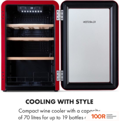 Винный шкаф Klarstein VINETAGE 19 UNO (КРАСНЫЙ) (32578)