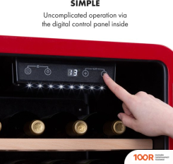 Винный шкаф Klarstein VINETAGE 19 UNO (КРАСНЫЙ) (32578)