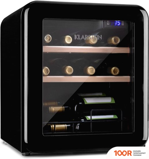 Винный шкаф Klarstein VINETAGE 12 (ЧЕРНЫЙ) (32577)