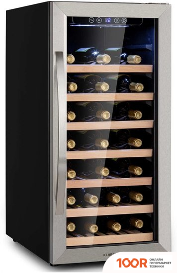 Винный шкаф Klarstein VINAMOUR 38 UNO (СЕРЕБРИСТЫЙ) (32571)
