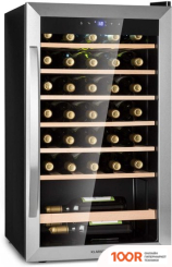 Винный шкаф Klarstein VINAMOUR 32 UNO (СЕРЕБРИСТЫЙ) (32569)