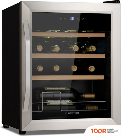 Винный шкаф Klarstein VINAMOUR 16 DUO (СЕРЕБРИСТЫЙ) (32566)