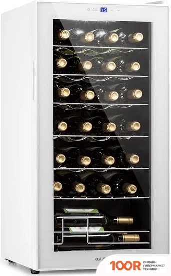 Винный шкаф Klarstein SHIRAZ 28 UNO (БЕЛЫЙ) (32562)