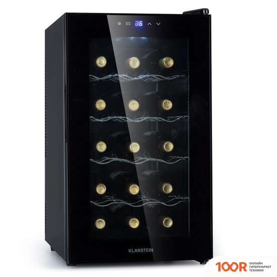 Винный шкаф Klarstein BAROLO 15 UNO (ЧЕРНЫЙ) (32522)