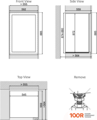 Винный шкаф Dunavox DAVG-49.116DSS.TO (32407)