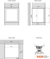 Винный шкаф Dunavox DAVG-32.80DSS.TO (32404)