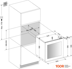 Винный шкаф Dunavox DAVG-25.63DSS.TO (32401)