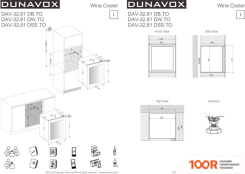 Винный шкаф Dunavox DAV-32.81DOP.TO (32391)