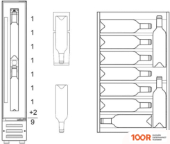 Винный шкаф Dunavox DAUF-9.22B (32385)