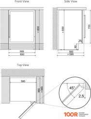Винный шкаф Dunavox DAUF-46.138SS (32382)