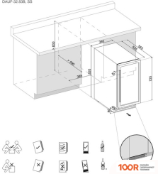 Винный шкаф Dunavox DAUF-32.78DB (32365)
