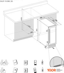 Винный шкаф Dunavox DAUF-17.58DB (32361)