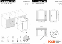 Винный шкаф Dunavox DAU-46.145DB (32356)