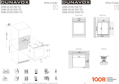 Винный шкаф Dunavox DAB-25.62DOP.TO (32339)