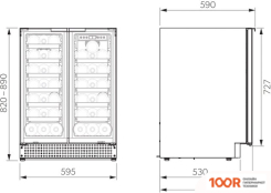 Винный шкаф Dometic D42B (32322)