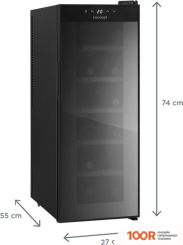 Винный шкаф Concept VTE3012 (32305)