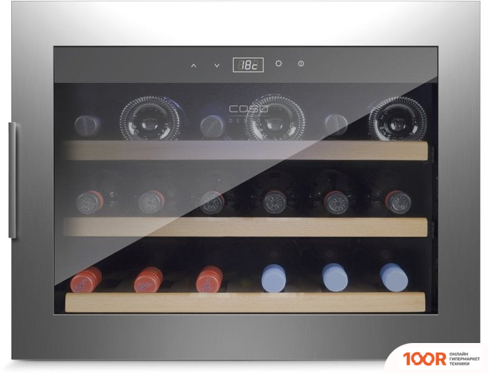 Винный шкаф CASO WINESAFE 18 EB INOX (32243)
