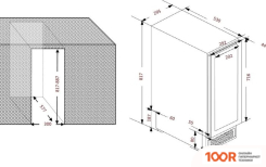 Винный шкаф Avintage AVU27D82 (32177)