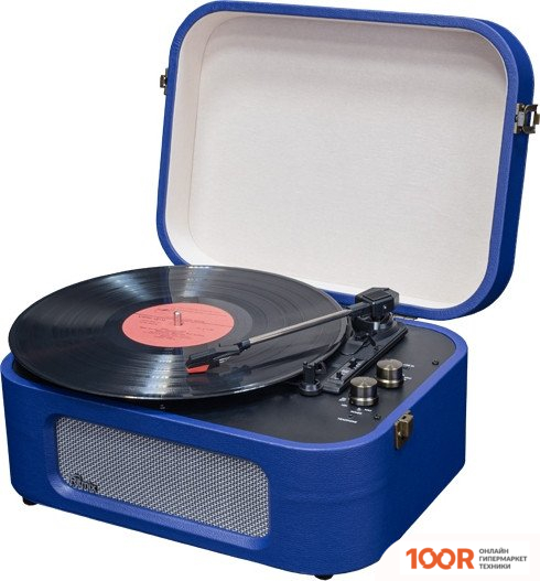 Виниловый проигрыватель Ritmix LP-190B (СИНИЙ) (32114)